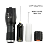 Powerful Flashlight LED Rechargeable XML T6 linterna torch 4000 lumens