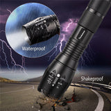 Powerful Flashlight LED Rechargeable XML T6 linterna torch 4000 lumens